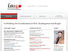 Tablet Screenshot of forteego.de